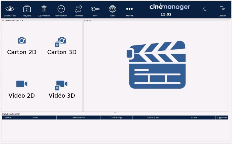 MODULE CRÉATION DE DCP